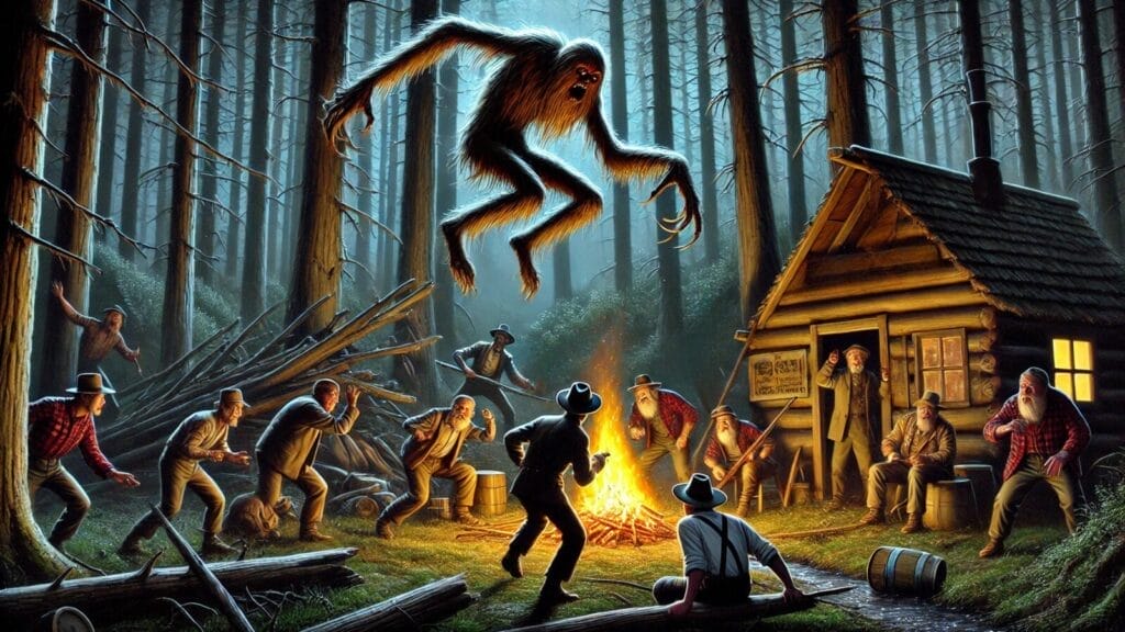 The Agropelter attacking a Lumber Camp