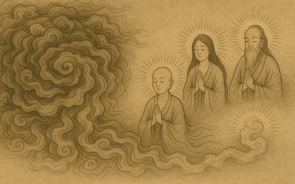The Kotoamatsukami arising from Konton