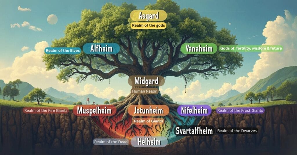 the world tree Yggdrasil