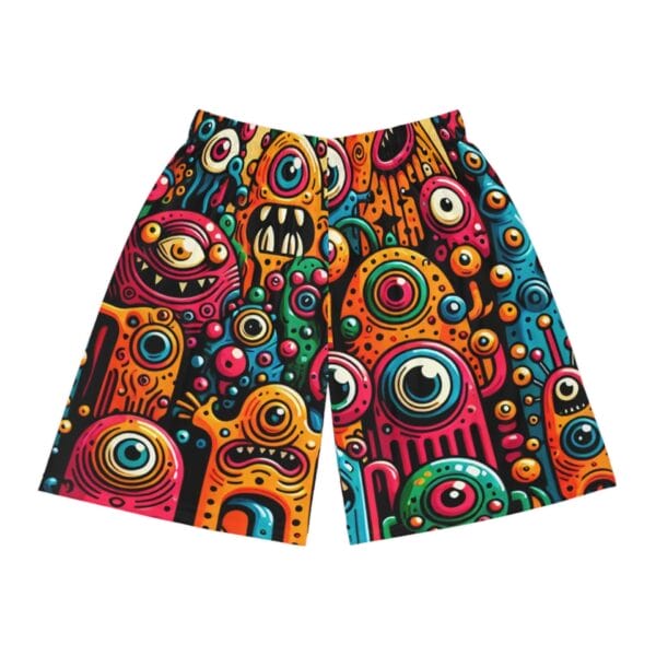 Pop Art Monster Basketball Shorts