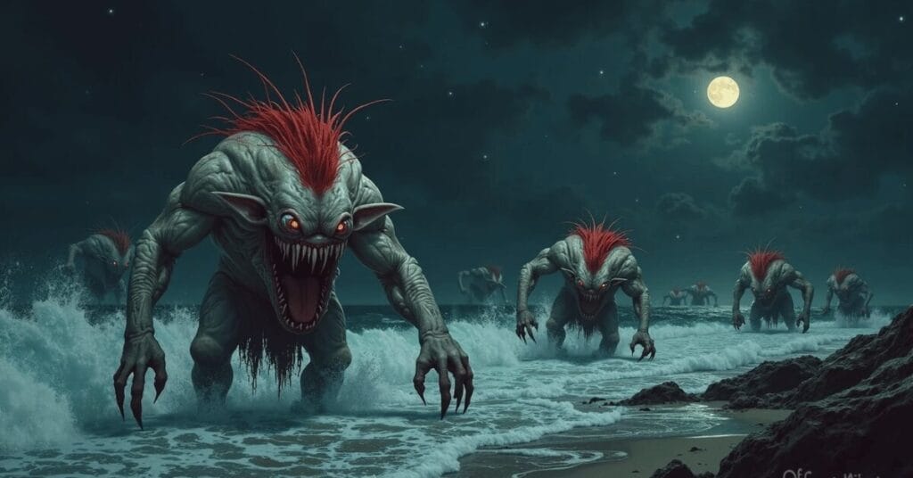 The Horde of Tangaroa emerge from the sea