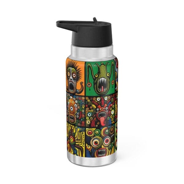 Tumbler - Pop Art Inspired Monster Themes, 32oz - Image 2