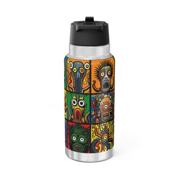 Tumbler - Pop Art Inspired Monster Themes, 32oz - Image 3