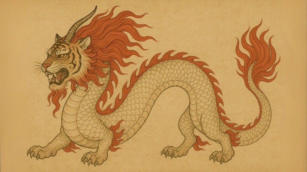 Bai Ze as described from a Yuan source